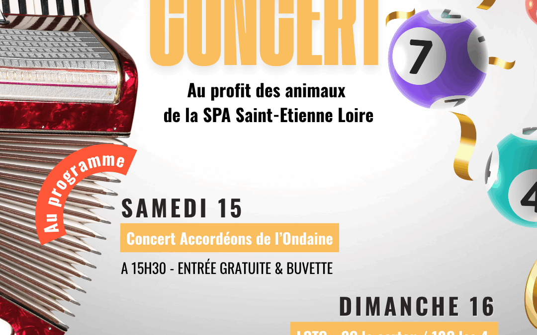 Week-end Loto & Concert 🥳🐾