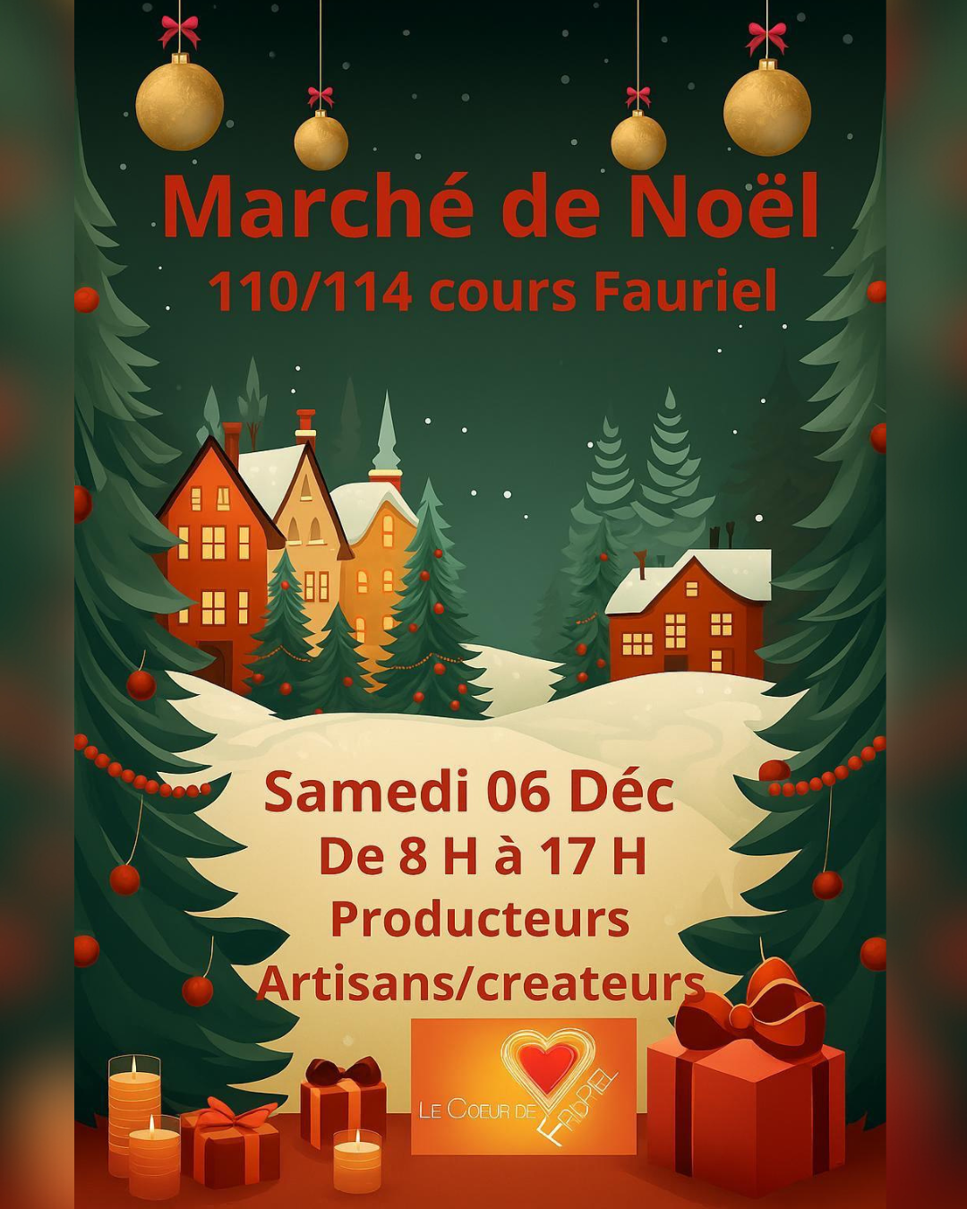 Marché de Noël – Association Le Coeur de Fauriel