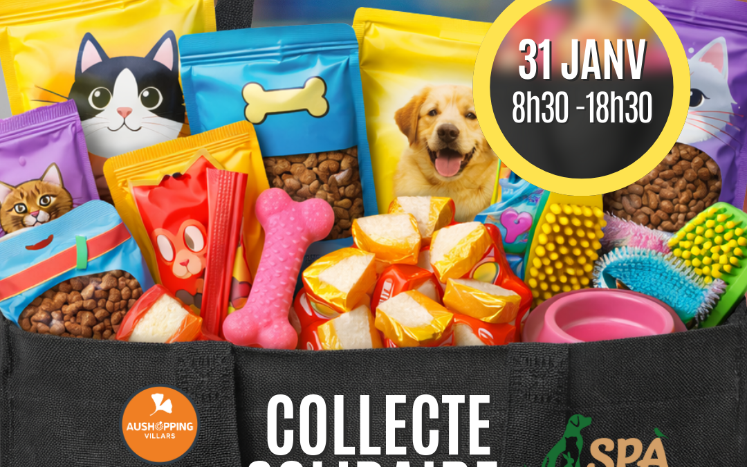 COLLECTE SOLIDAIRE AUCHAN VILLARS 🛒🐾