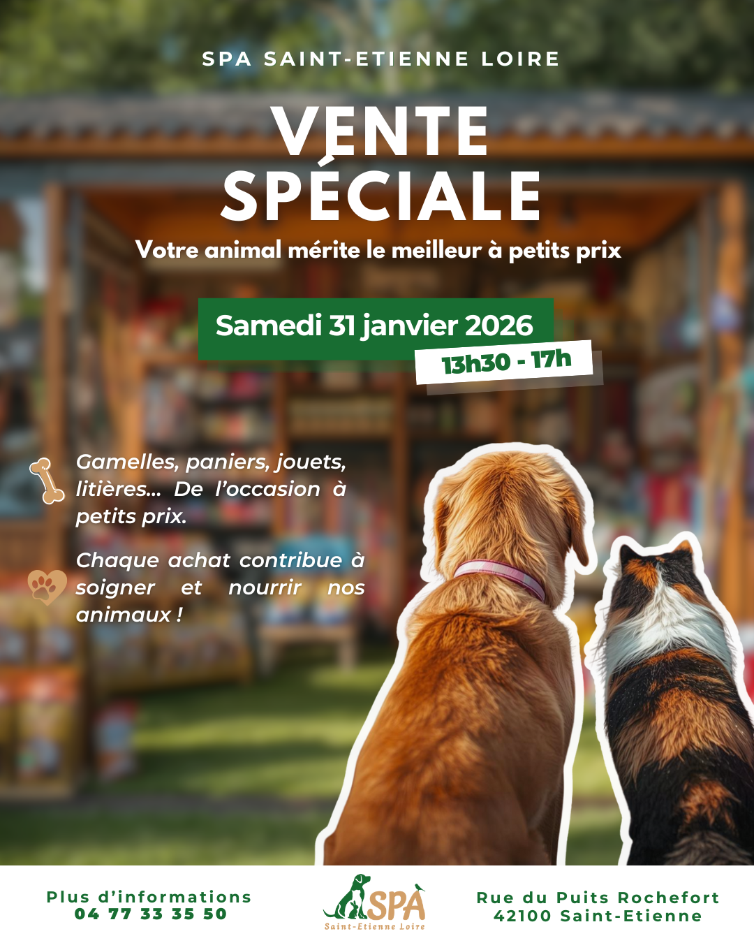 Vente spéciale samedis